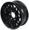 wheel only 15 inch aluminum sendel series t17 matte black mesh trailer - x 6 rim on 5-1/2