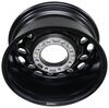 wheel only aluminum sendel series t17 matte black mesh trailer - 16 inch x 7 rim 8 on 6-1/2