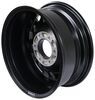 wheel only aluminum sendel series t17 matte black mesh trailer - 16 inch x 7 rim 6 on 5-1/2