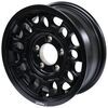 wheel only 13 inch aluminum sendel series t17 matte black mesh trailer - x 5 rim on 4-1/2