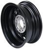 wheel only 5 on 4-1/2 inch aluminum sendel series t17 matte black mesh trailer - 13 x rim