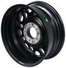 wheel only aluminum sendel series t17 matte black mesh trailer - 15 inch x 6 rim 5 on 4-1/2