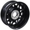 wheel only 15 inch aluminum sendel series t17 matte black mesh trailer - x 6 rim 5 on 4-1/2