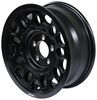 wheel only 15 inch aluminum sendel series t17 matte black mesh trailer - x 6 rim 5 on 4-1/2