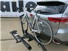 2018 toyota highlander hitch bike racks kuat platform rack tilt-away fold-up on a vehicle
