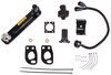trailer hitch ball mount towing kit w/ and wiring for stealth hitches hidden rack receiver - 2 inch