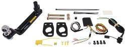 Towing Kit w/ Ball Mount and Trailer Wiring for Stealth Hitches Hidden Rack Receiver - 2" Ball - SH32MR