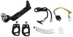 Towing Kit w/ Ball Mount and Trailer Wiring for Stealth Hitches Hidden Rack Receiver - 2" Ball - SH36GR