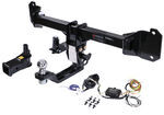 Stealth Hitches Hidden Trailer Hitch Receiver w/ Towing Kit - Custom Fit - 2"