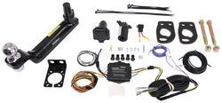 Towing Kit w/ Ball Mount and Trailer Wiring for Stealth Hitches Hidden Rack Receiver - 2" Ball - SH62MR