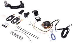 Towing Kit w/ Ball Mount and Trailer Wiring for Stealth Hitches Hidden Rack Receiver - 2" Ball - SH79FR