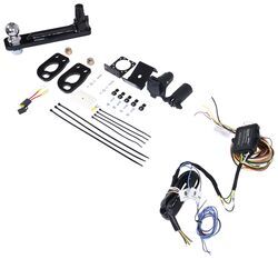 Towing Kit w/ Ball Mount and Trailer Wiring for Stealth Hitches Hidden Rack Receiver - 2" Ball - SH99FR