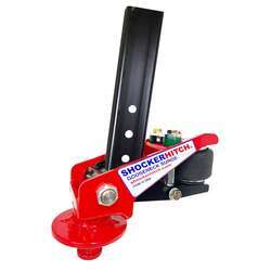 Shocker Hitch Shock Absorbing Gooseneck Coupler w/ Keyhole Plate - Square - 40K - SHK48YR