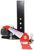 coupler with inner tube only square shocker hitch air cushioned gooseneck - 3 inch offset 2-5/16 ball 30k