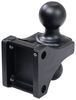 drop hitch trailer ball mount balls replacement black combo for shocker adjustable mounts