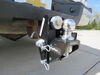 0  drop hitch trailer ball mount 2-5/16 inch raised attachment for shocker bumper hitches with - 20k