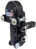 weight distribution hitch fits 2-1/2 inch shocker air equalizer for - set up kit shank 12k