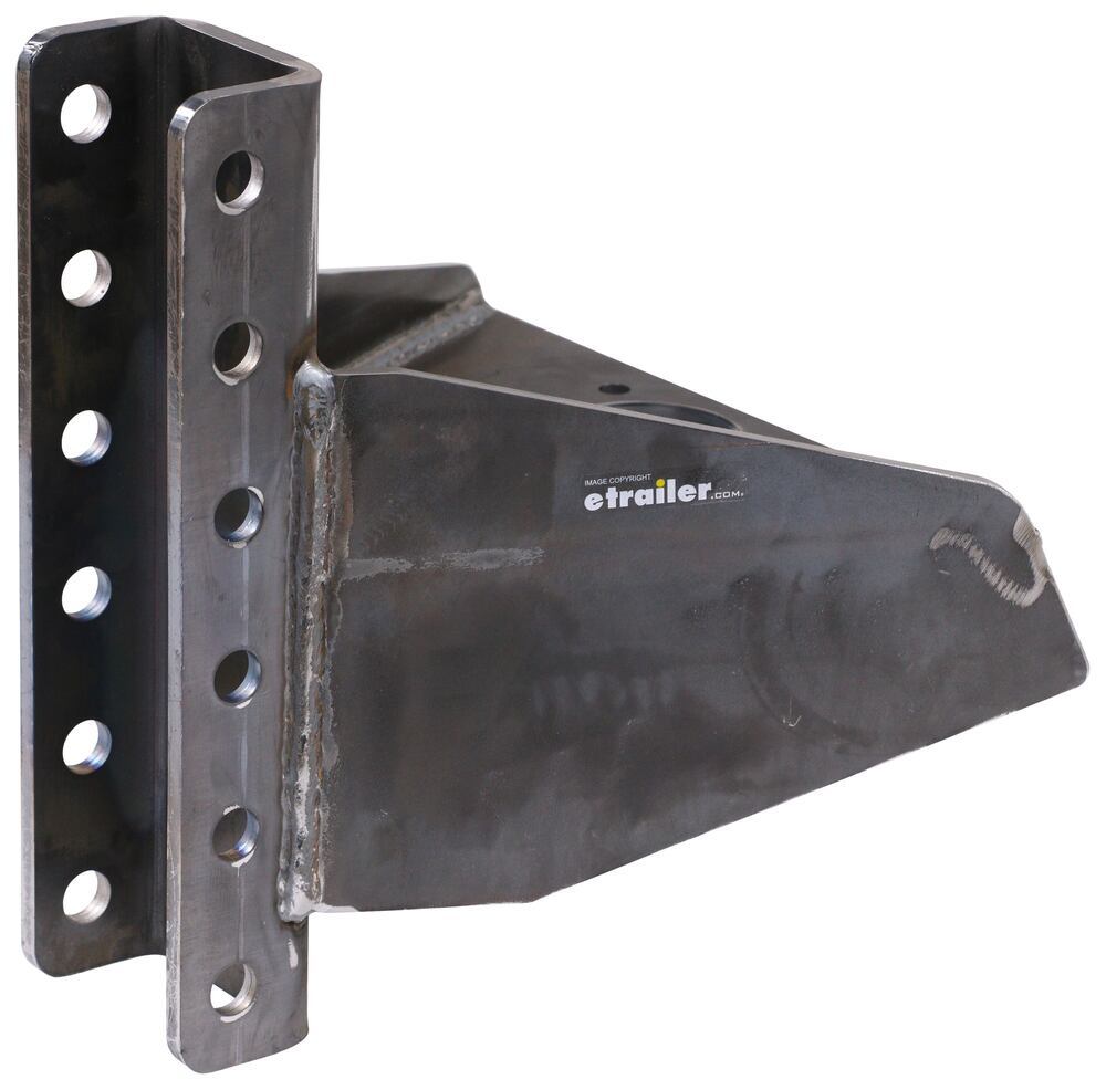 Trailer Tongue Vertical Channel Weld-On Adaptor with 6 Bolt Holes - Welded - SHK95RR