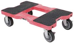 Snap-Loc All-Terrain Dolly with E-Track Anchor Points - 32" x 20-1/2" - 1,500 lbs - Red - SL1500D6R