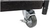 push cart dolly e-track anchor points non-slip tread parking brakes removable handle
