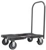 push cart dolly snap-loc all-terrain pushcart w/ e-track anchor points - 32 inch x 20-1/2 1 handle black