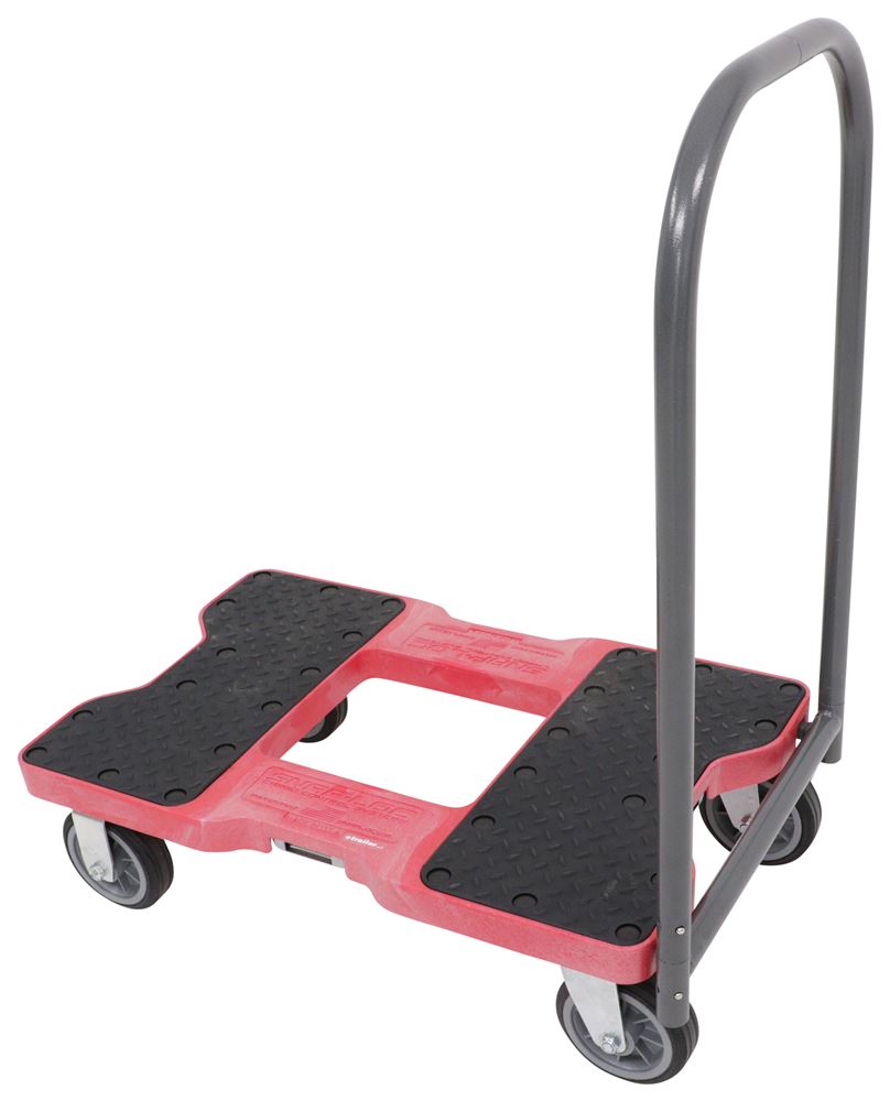 Snap-Loc All-Terrain Pushcart w/ E-Track Anchor Points - 32" x 20-1/2" - 1 Handle - Red - SL1500P6R