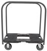 panel cart e-track anchor points non-slip tread parking brakes snap-loc all-terrain with - 32 inch x 20-1/2 black