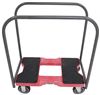 panel cart e-track anchor points non-slip tread parking brakes snap-loc all-terrain with - 32 inch x 20-1/2 red