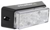 rectangle 12 flash patterns optronics led directional warning light - sae class ii permanent mount amber