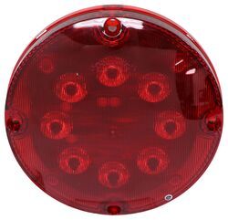 LED Transit Warning Light - Submersible - 8 Diodes - Red Lens