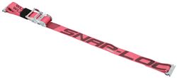 Snap-Loc E Track Tie-Down Strap w/ Ratchet and Soft Tie-Loop - 2" x 8' - 1,467 lbs - SLLS28RER