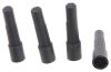 tire repair tools straight extender slime valve extenders - black plastic qty 4