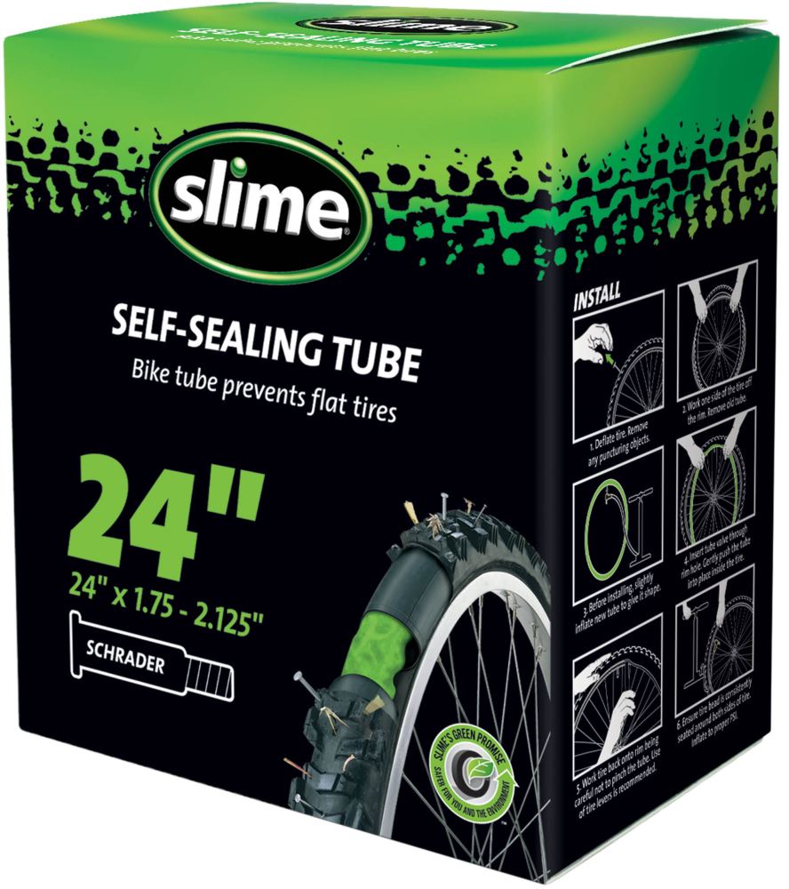 Slime Self-Sealing Bicycle Tube - 24" - Schrader Valve - SLM30047