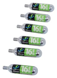 Genuine Innovations CO2 Cartridge - Threaded - 16 Grams - Qty 6