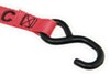 Snap-Loc Cam Buckle Tie-Down Strap w/ Strap Wrapper and S-Hooks - 1" x 8' - 500 lbs 6 - 10 Feet Long SLLS18CSR