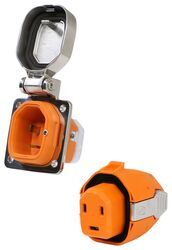 SmartPlug RV and Marine Power Inlet and Connector - 30 Amp - Stainless Steel