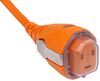 power cord 15 amp male plug smartplug rv - 30 female to 50'