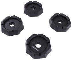 SnapPad Mini Jack Pads for Truck Campers and Travel Trailers w/ 5-1/2" Round Jack Feet - Qty 4