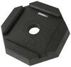 8 inch jack foot snappad eq stable pads for equalizer leveling systems w/ square feet - qty 4