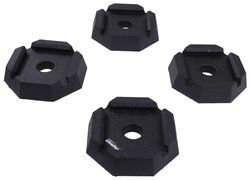 SnapPad XTRA Square 5Jack Pads for Lippert Leveling Systems - 5-1/2" Square Feet - Qty 4 - SN68FR