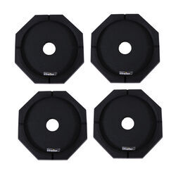Replacement Pads for SnapPad Jack Stand Pad System - 9" Round Jack Feet - Qty 4 - SN78FR