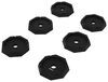 9 inch jack foot snappad xtra pads for lippert leveling systems w/ round feet - qty 6