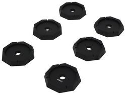 SnapPad XTRA Jack Pads for Lippert Leveling Systems w/ 9" Round Jack Feet - Qty 6 - SP54FR6
