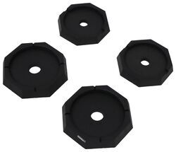 SnapPad HiWay 10 Bus Jack Pads for HWH Leveling Systems w 10" Round and 11-1/2" Round Feet