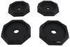 10 inch jack foot 11-1/2 snappad grand pads for equalizer leveling systems w/ octagon and 12 round feet