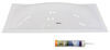 specialty recreation rv skylight rectangular universal replacement - 14 inch wide x 30 long white