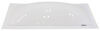 specialty recreation rv skylight rectangular only universal replacement - 14 inch wide x 30 long white