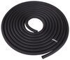 seals d-shaped rubber bulb seal for slide out or ramp gate - stick on 30' long x 1 inch tall