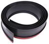 seals rubber wiper seal with track for rv slide out - stick on 15' long x 3-3/4 inch wide