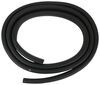seals 10 foot long rubber ribbed hollow bulb seal for rv and trailer doors - stick on 10' x 1 inch tall